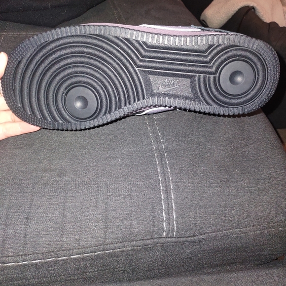 Custom Nikes. Unisex men's size 8 women's size 9.5. Black and purple - Picture 8 of 12